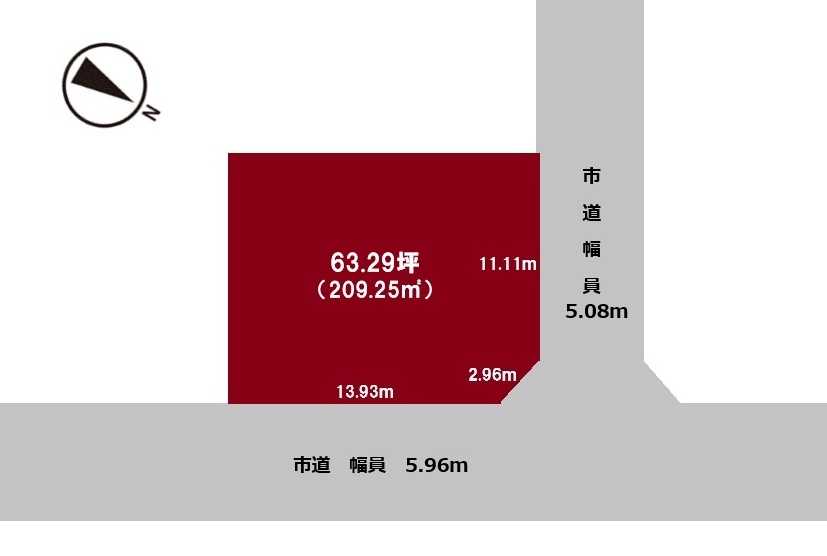 新潟市江南区曽野木一丁目 売地 画像6 新潟市江南区曽野木一丁目 売地 画像6