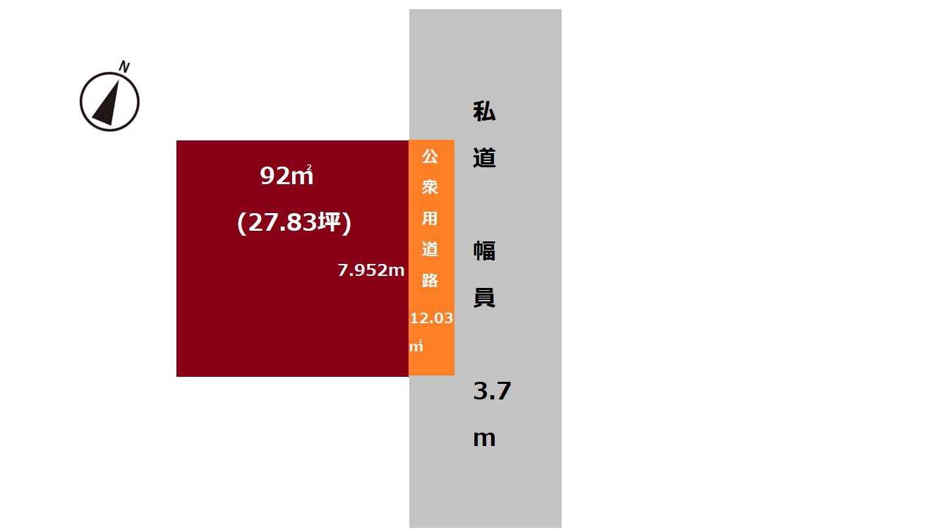 新潟市西区寺尾上二丁目 売地 画像5 新潟市西区寺尾上二丁目 売地 画像5